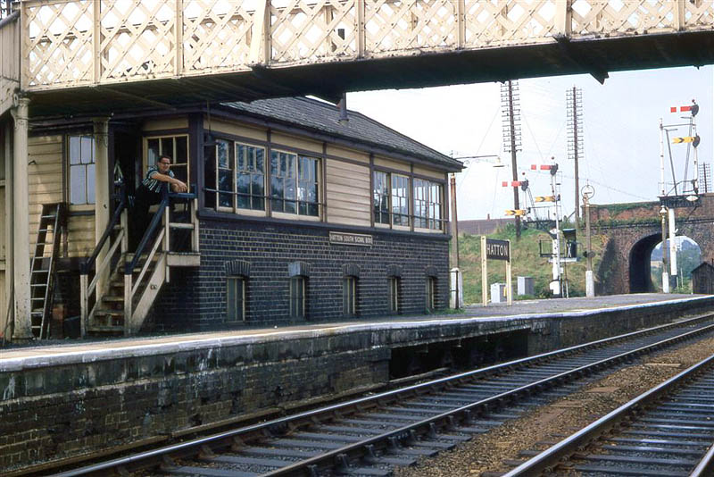 Hatton South Signal Box which was opened in January 1937 replacing the 'Middle and the old South Signal Box