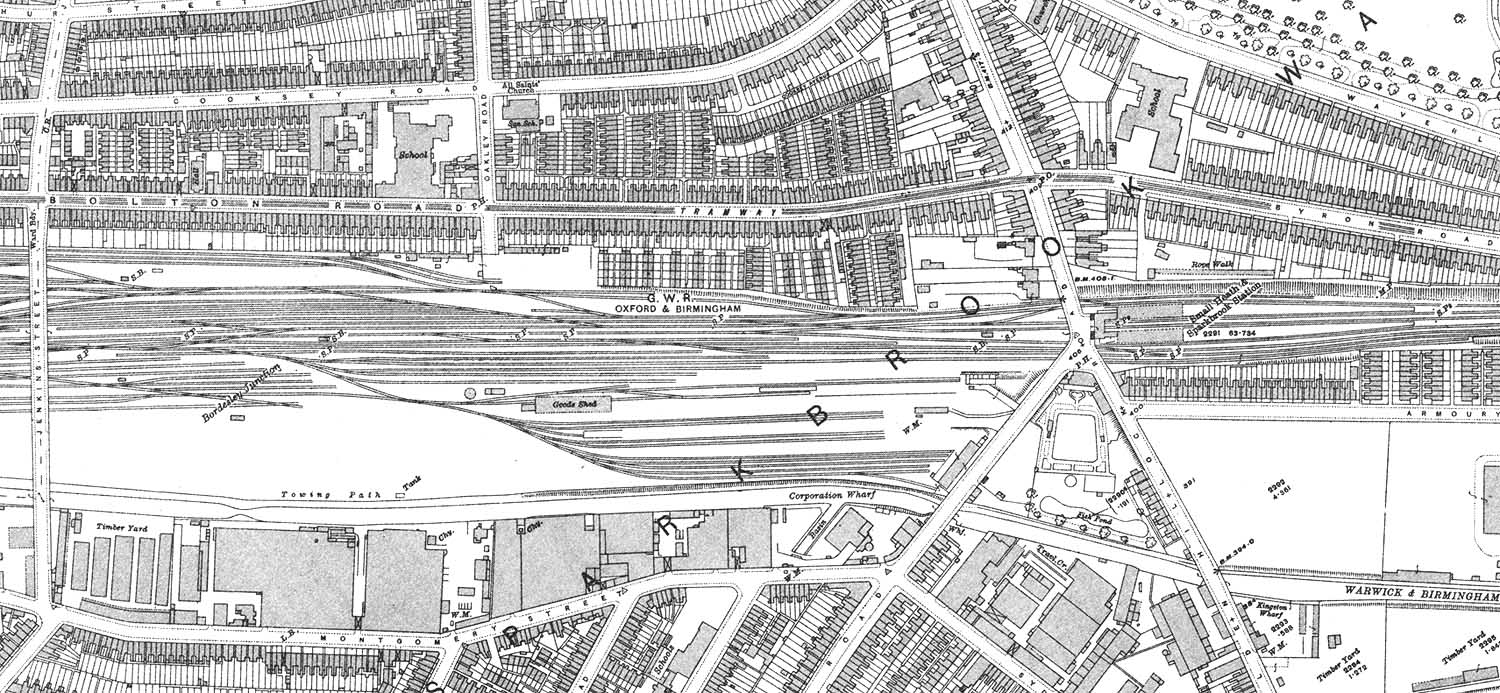 Small Heath and Sparkbrook Station A 1913 25 inch to the mile Ordnance