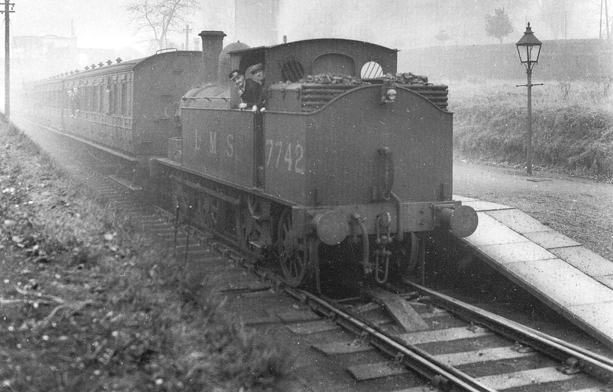 Hagley Road Station Ex LNWR F T Coal Tank No Running Bunker First On The Pm