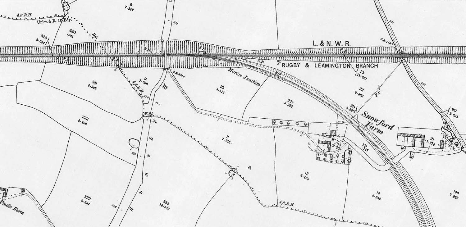 Marton Junction A Inch To The Mile Ordnance Survey Map Of Marton Junction And The Start