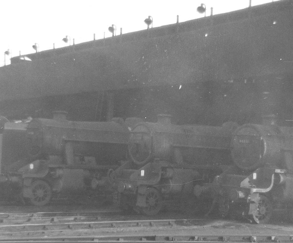 Nuneaton Shed An Unidentified Ex Lms F Locomotive And Two Ex