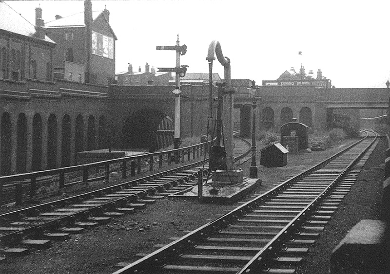 View of the branch line to the Midland Railway's Central Goods Yard Depot which left the Birmingham West Suburban Railway near Five Ways station