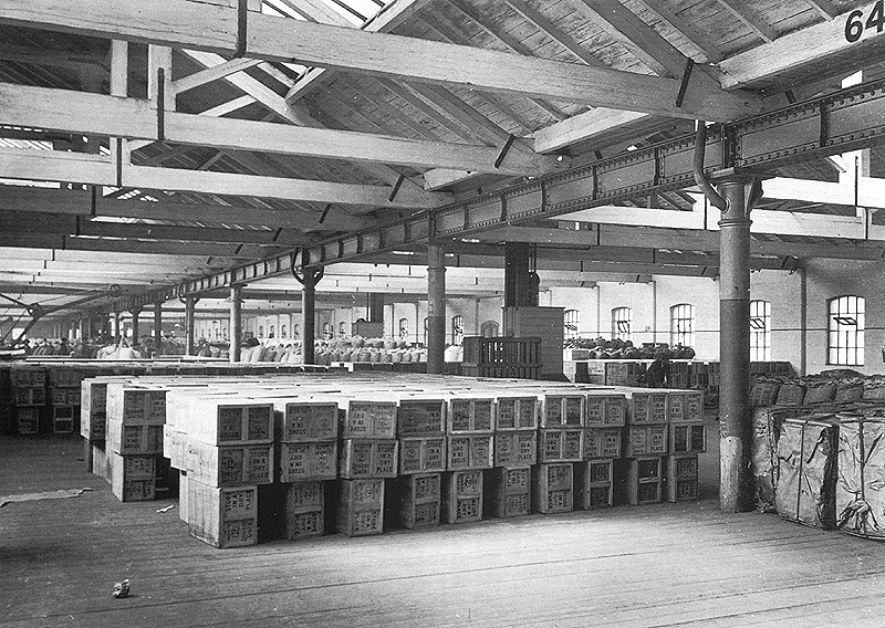 m Central Goods Depot's warehouse being used to store boxes of Quaker Oats