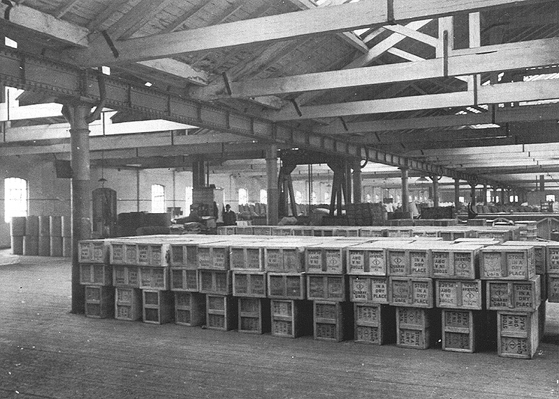 Another view of the first floor at Birmingham Central Good Depot's warehouse