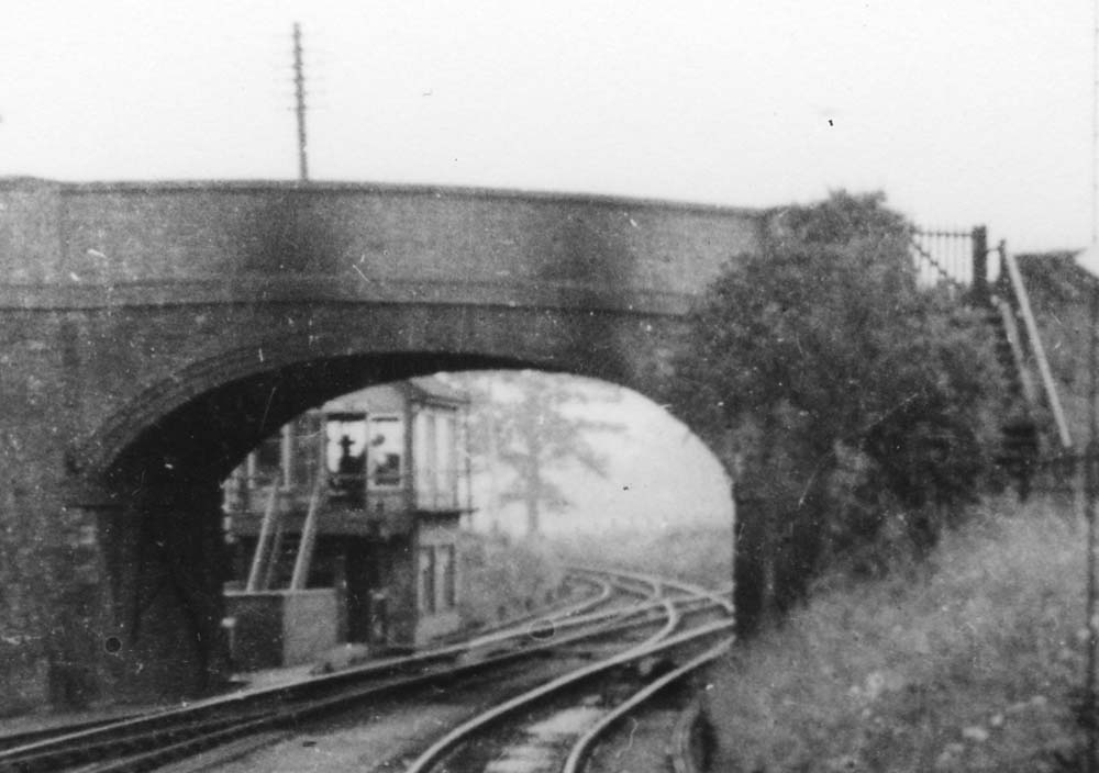Close up showing the third signal box sited at Broom North
