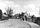 Looking towards the road bridge adjacent to Acocks Green station which is to the left of Sherbourne Road