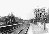 Another Edwardian view of Acocks Green station from the Leamington end of the up platform looking towards Birmingham
