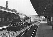 Ex-GWR 4-6-0 No 6017 'King Edward IV' passes through Acocks Green station on the down main on 4 th July 1959