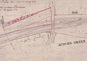 A low resolution version of the Signalling Diagram for Acocks Green Signal Box showing the track layout and signalling arrangement post 29th June 1947