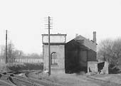 Close up showing the Alcester Branch Engine Shed which was constructed in 1876 by Messrs Scott and Edwards for the sum of �733 19s 4d