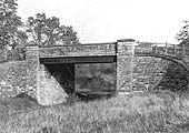 The road bridge viewed from Aston Cantlow Halt looking towards Bearley as seen on 28th February 1953