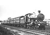 GWR 40xx or �Star� class 4-6-0 No 4023 �King George� with a class A headcode denoting an express service