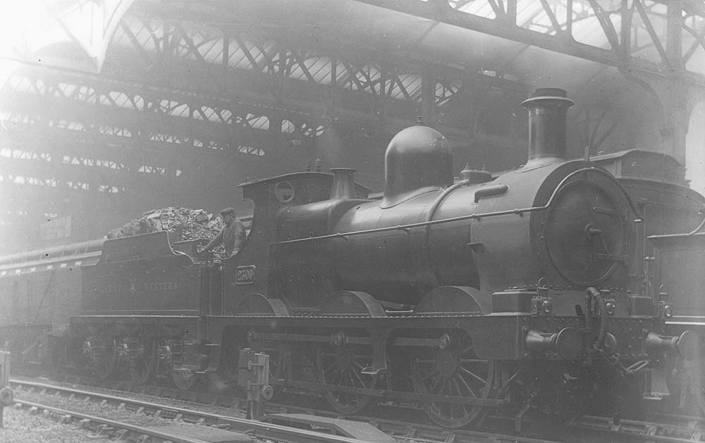 GWR 0-6-0 No 2309, a 2301 class or 'Dean Goods' locomotive, is seen standing on the centre up through road whilst waiting for the right of way