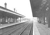 View of Bordesley Station looking south towards Tyseley taken on 18th July 1963 from the edge of platform 3