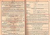 Copy of the Great Western Railway's 1904 Service Time Table showing the times of trains on the branch