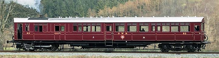 Steam Railmotor No 93, an example of the type of railway vehicle designed by the GWR to service its new Halts