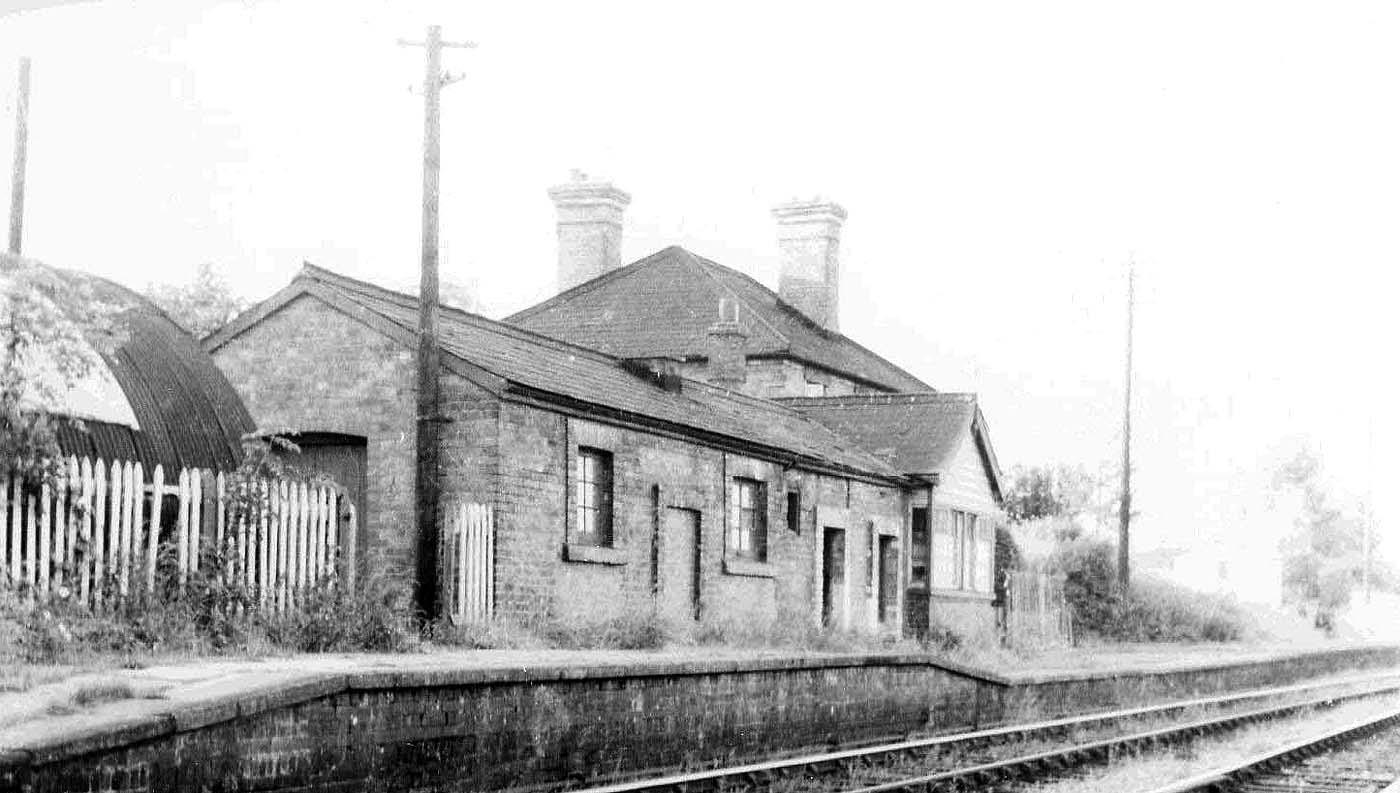 The old station now turned into a goods lock-up after the opening of the new station in 1939
