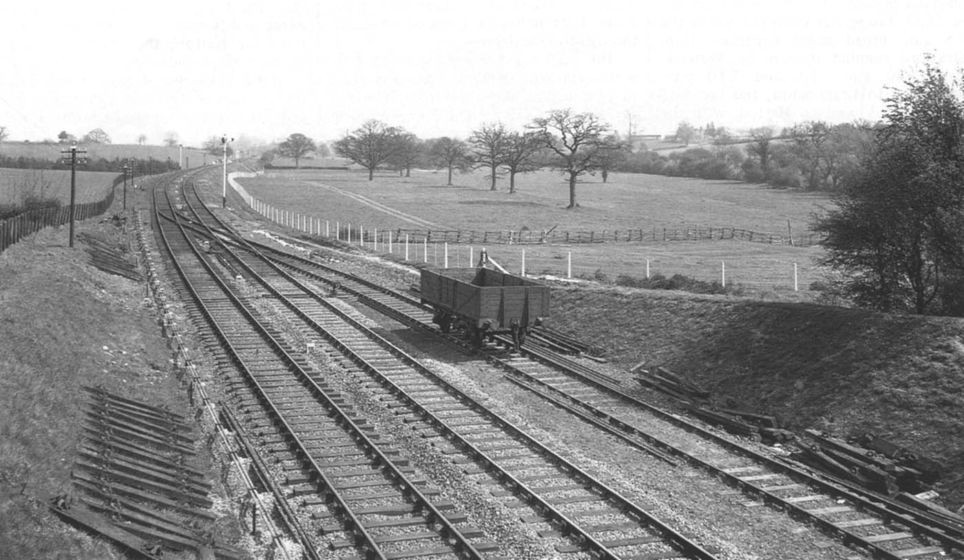 Claverdon Station - View of the north end of the station taken from the ...