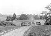Another view of Umberslade bridge with the driveway closed off by a timber gate but with no GWR wagons evident