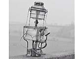 The Tilley Lamp located on the concrete footbridge at Danzey for Tanworth station in the mid-1960s