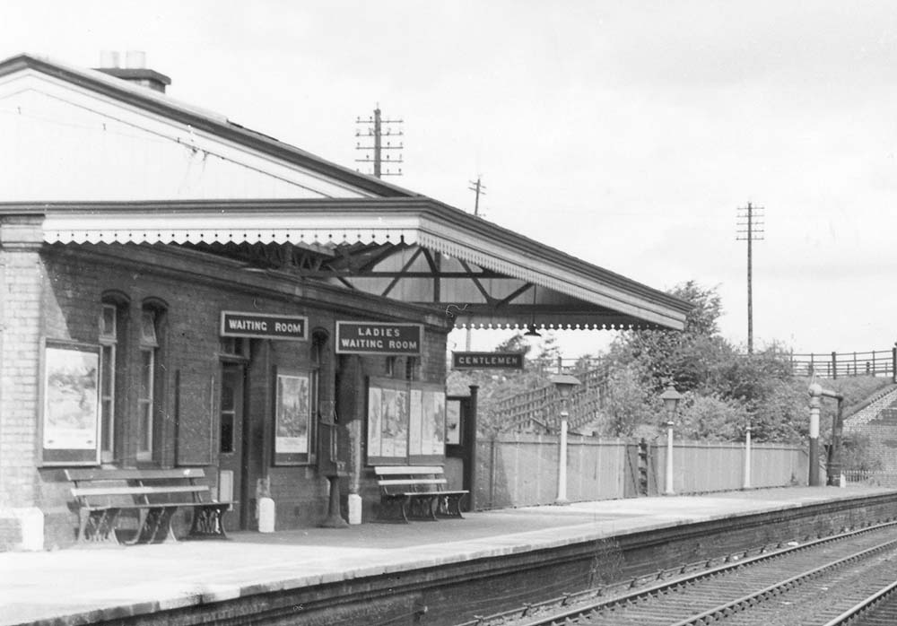 Earlswood Lakes Station Close Up Showing The Up Platform