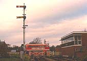  The signal box after closure of the line south of Stratford-on-Avon although before the signalling was dismantled
