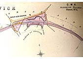 An 1884-5 Land Survey of the Alcester Railway undertaken by the Great Western Railway Land Survey