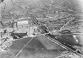 View of Birmingham Railway Carriage and Wagon Works next to Handsworth and Smethwick station in 1920