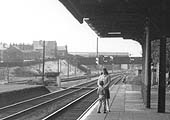 Close up of the Wolverhampton end of Handsworth & Smethwick station's Platform One showing the porters barrow crossing