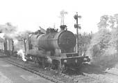 Ex-GWR 2-8-0 30xx (ROD) class No 3044 leaving the up loop line (adjacent to the bay platform line)