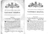 Copies of the front pages of the initial Acts of Parliament relating to the Henley-in-Arden Railway