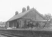 Close up of Henley-in-Arden's disused original station building now being used to provide accommodation for the station master of the new station