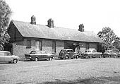 An external view of the front of Henley-in-Arden's original passenger station building now closed even as station master's accommodation