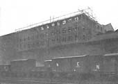 The three storey extension being added to the old Inwards (or Bottom) shed and warehouse during 1930