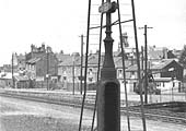 Looking across to the All Saints' Road entrance to Hockley's goods yard facilities sited on the up side of the station
