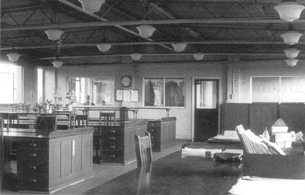 An internal view of Hockley's last Account's Office which was located adjacent to the Main Offices