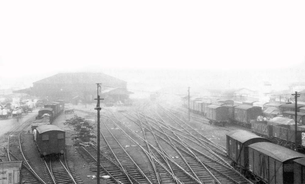 View of the advanced work being undertaken in preparation of the redevelopment of Outwards and Tranship shed on 27th November 1939
