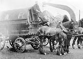 A Great Western Railway two horse tilt van in Hockley Goods Station driven by Mr Jack Jackson
