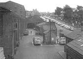 View of Hockley's Middle Gate adjacent to the Inwards shed, now Bottom shed, seen in the middle 1960s