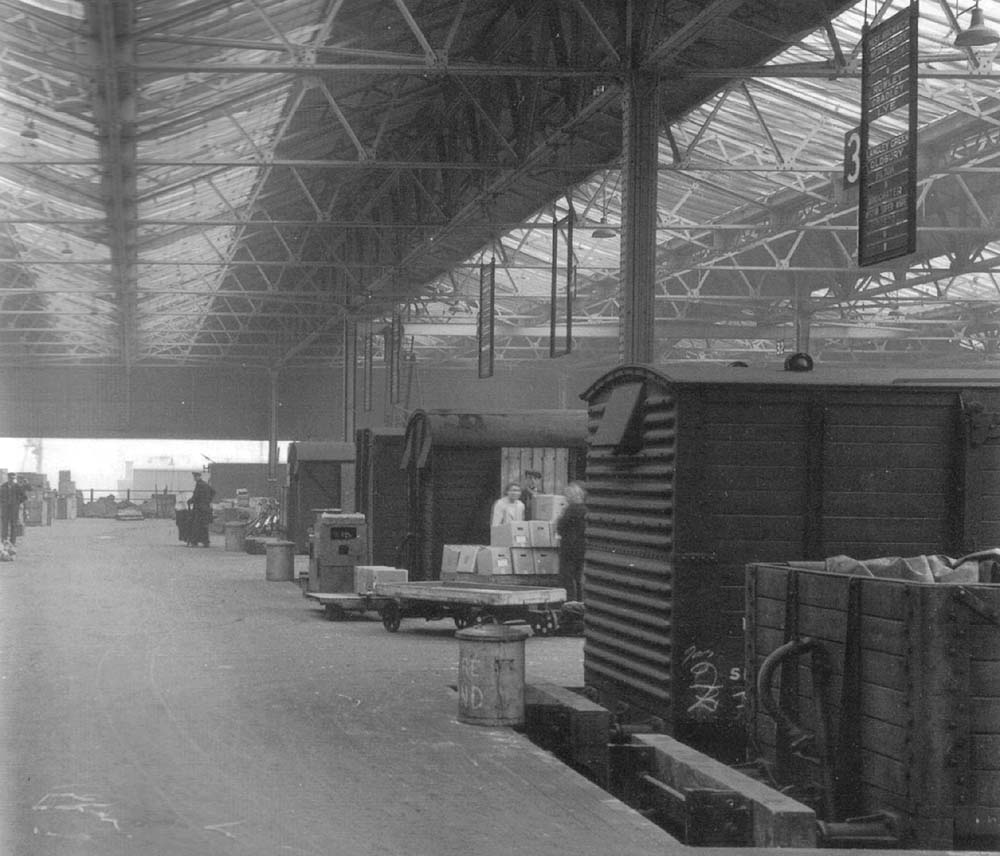 Looking along the northern end of Top shed with decks 3 to 9 being seen on the right on 1st August 1943