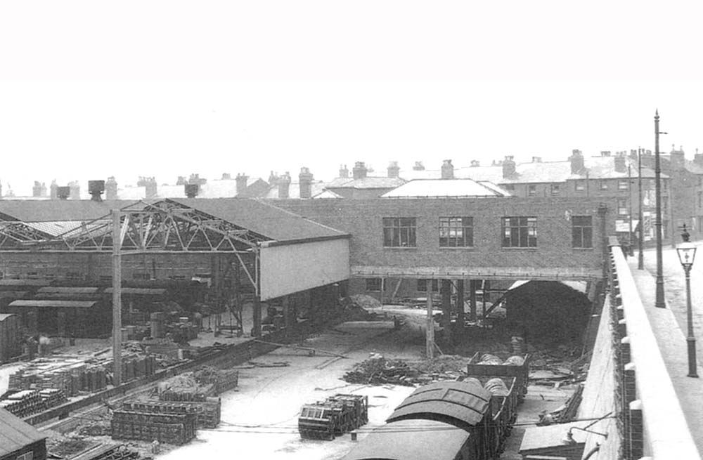 View on 2nd August 1939 of 'Top' shed under construction whilst the new Invoice Office is ready for occupancy
