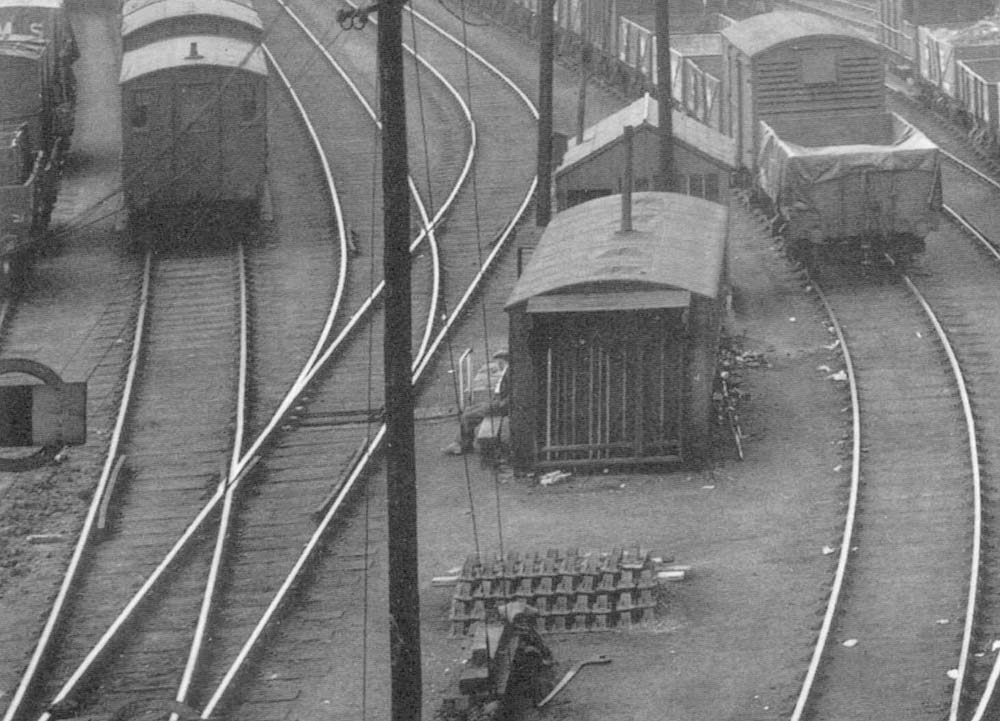 Close up showing some of the facilities which the GWR made available to support operations within Hockley goods yard