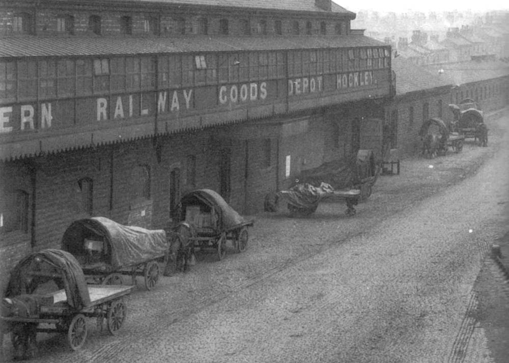 View of Hockley Depot's main office block prior to redevelopment work impacting upon this part of the depot