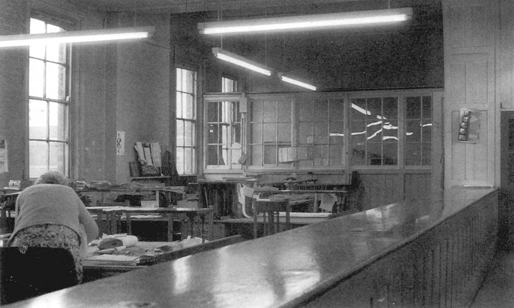 Another internal view of the Delivery Office located adjacent to the Bottom Shed shortly before closure in 1967