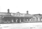 The 1930s frontage of Knowle and Dorridge station after quadrupling of the line resulted in a new station