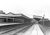 View of the new station looking towards Birmingham as viewed from Platform 1 with Platform 2, 3 and 4 being the other platforms from right to left