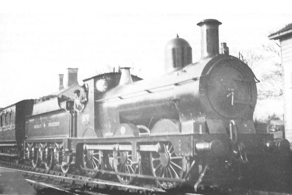 GWR Dean Goods 0-6-0 No 2579 is seen on a local up passenger service to Leamington circa 1911