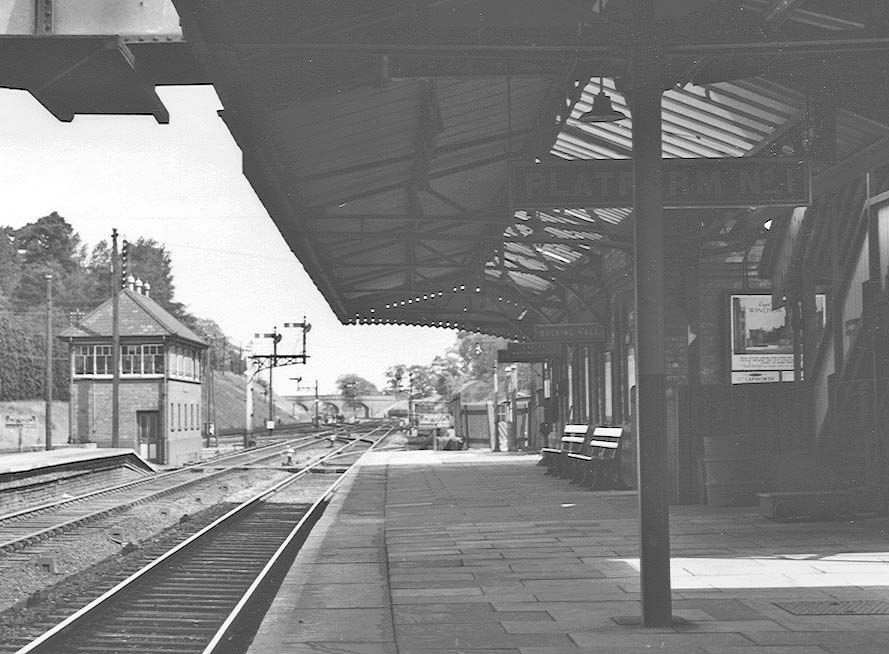 Lapworth Station: A Close Up Showing The New Signal Box Built In June ...