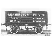 Leamington Priors Gas Co wagon No 10 which was one of six wagons purchased from  the Gloucester Railway Carriage & Wagon Co in 1897