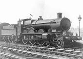 GWR 4-6-0 No 4034 'Queen Adelaide' stands at the head of an up express circa 1928-32